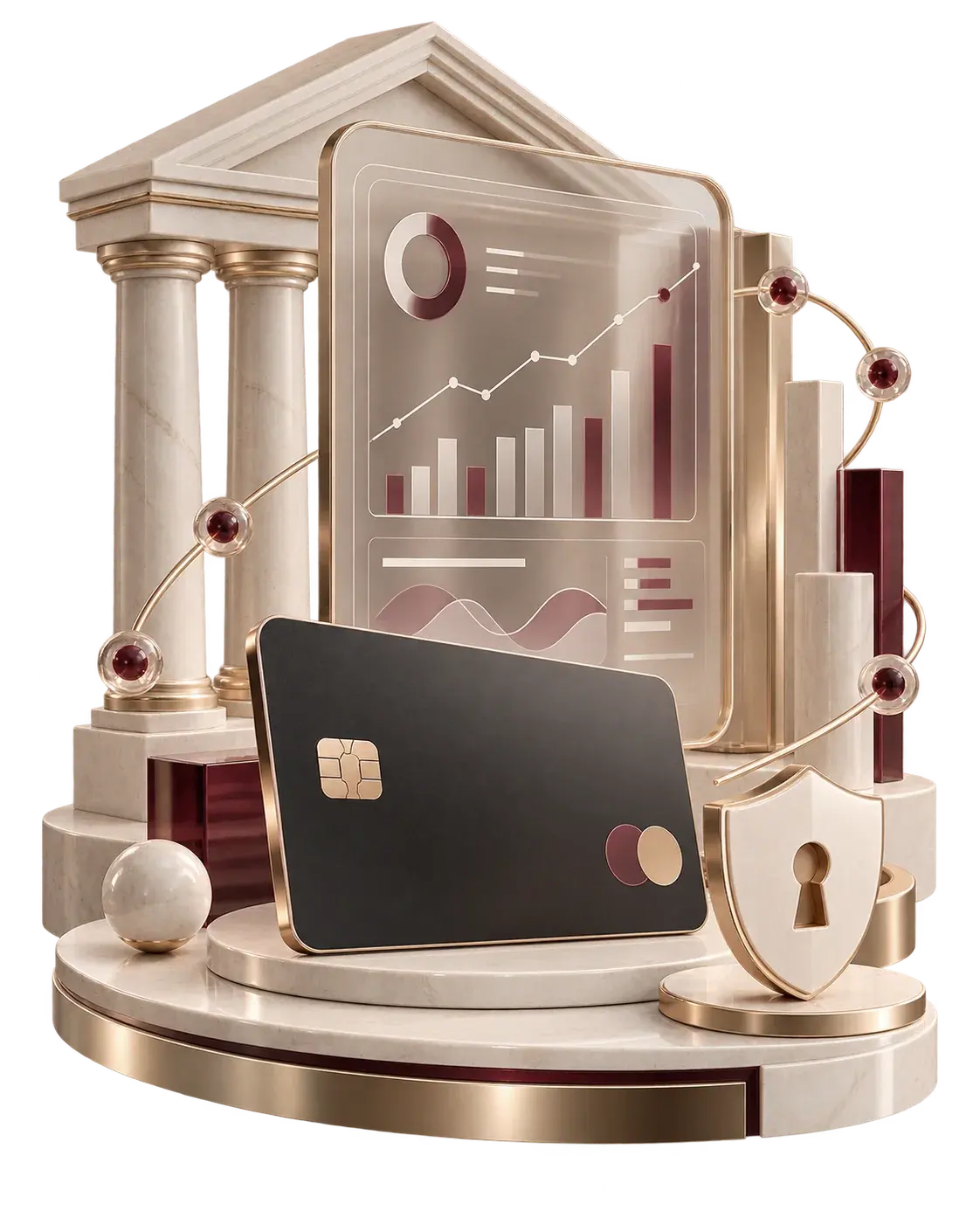 Concept illustration: Website Design for Financial Businesses
